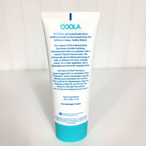 🆕️COOLA Mineral Body Sunscreen Tropical Coconut SPF 30 - Picture 2 of 9